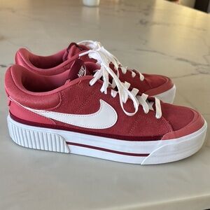 Nike Women's Red Sneakers - size 9